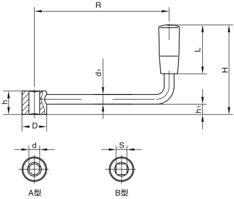 搖手柄HY8310.16結(jié)構圖